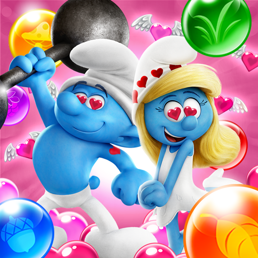 Os Smurfs: Bubble Shooter na App Store