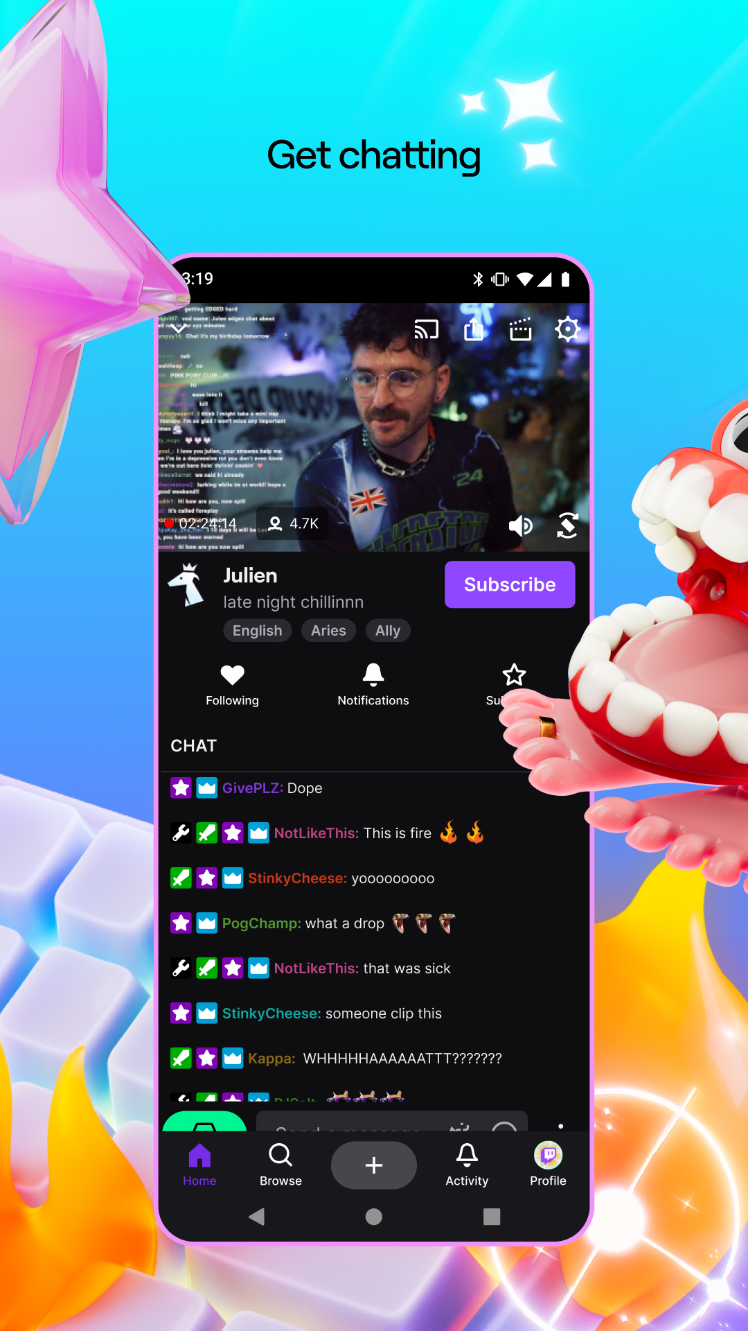 Twitch: Live Streaming 16 9 1 APK Download by Twitch Interactive Inc Twitch: Live Streaming 16 9 1 APK Download by Twitch Interactive Inc