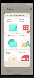 CAPTCHA for Sleep as Android 3.7 (Android 7.0+)