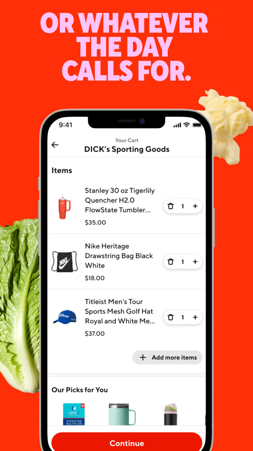 DOORDASH FOOD DELIVERY visual data 7