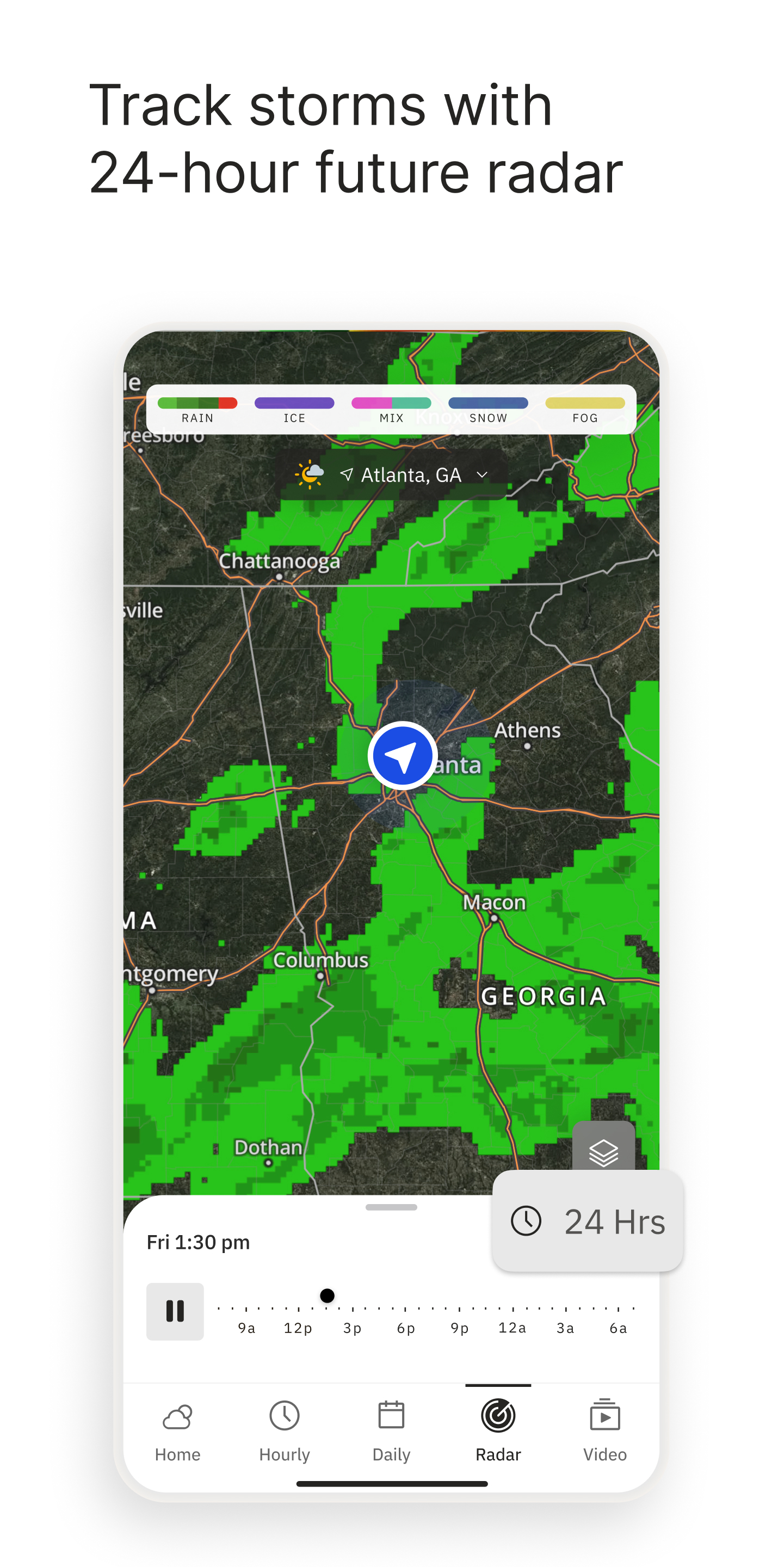 THE WEATHER CHANNEL RADAR visual data 5