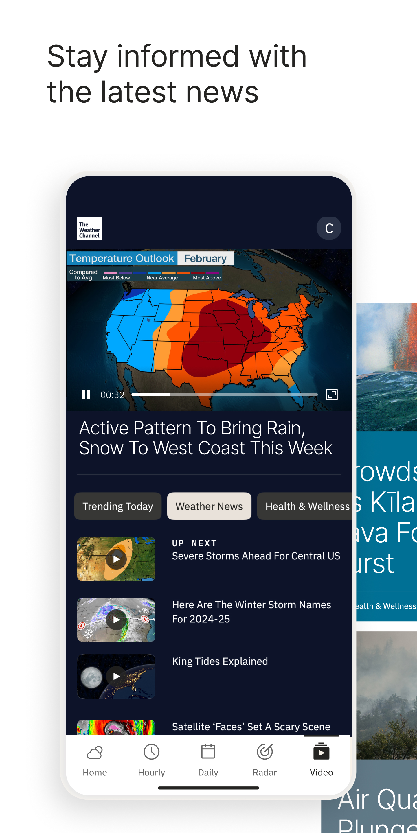 THE WEATHER CHANNEL RADAR visual data 7