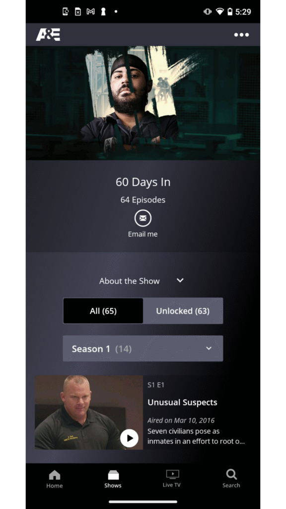 A E Tv Shows That Matter 7 1 0 120 640dpi Android 8 0 Apk