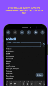 aShell - an ADB shell (f-droid version) v0.12