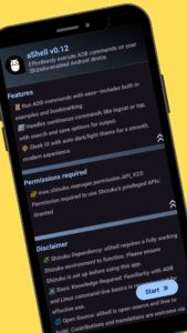 aShell - an ADB shell (f-droid version) v0.12