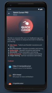 Quick Cursor: One-Handed mode 1.22.5