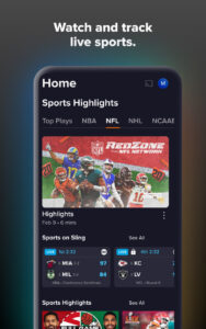 Sling TV: Live Sports, News, Shows + Freestream (Amazon Appstore Fire Tablet version) 9.4.73