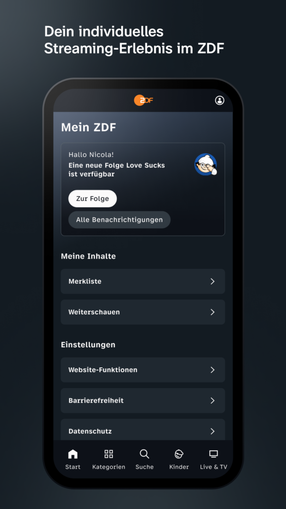 Download ZDFmediathek & Live TV (Amazon Appstore Fire TV and Tablet ...