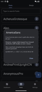 Font Manager 1.18.4 Font Manager 1.18.4