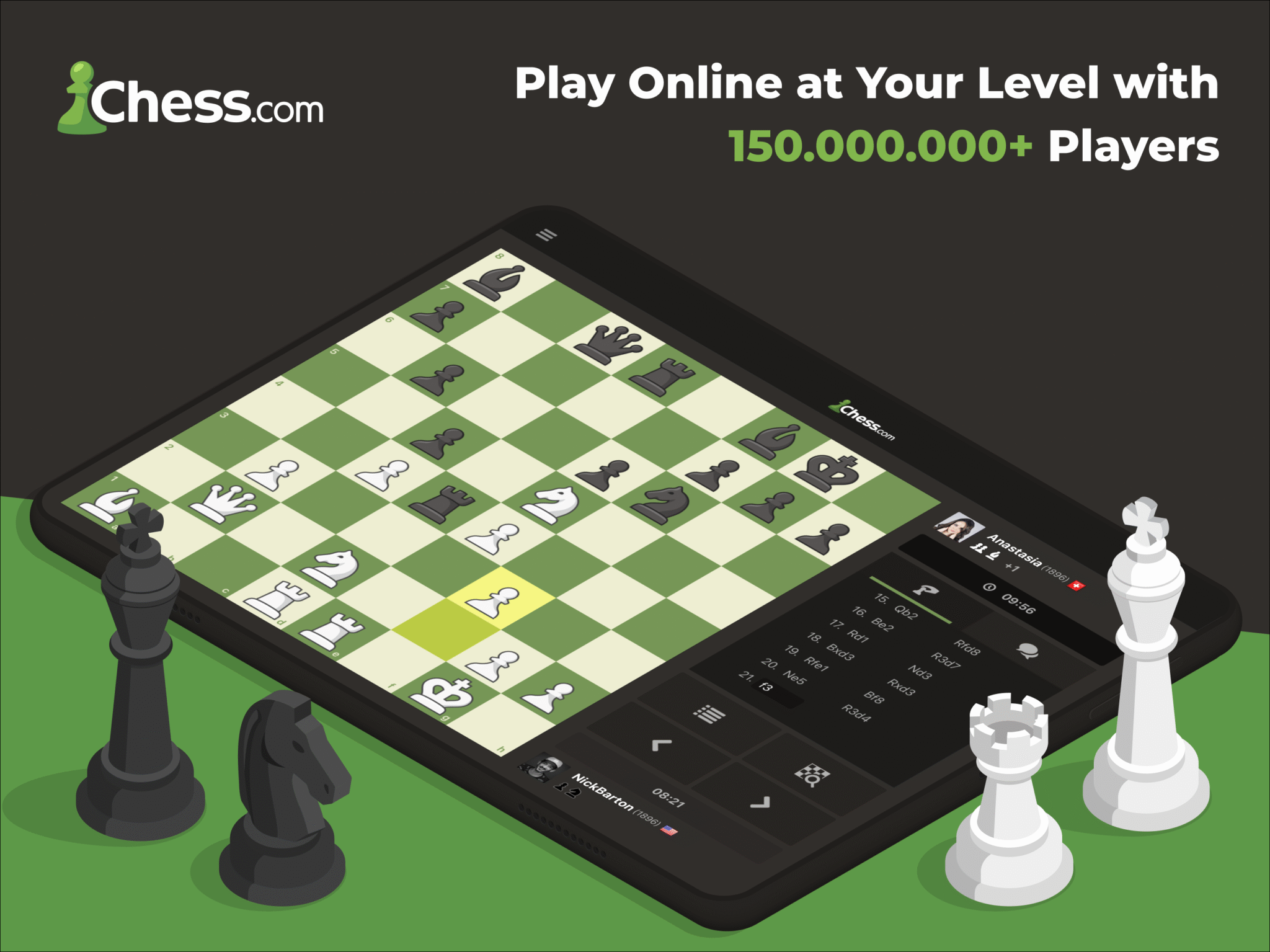 Chess - Play and Learn Online 4.8.1-googleplay APK Download by Chess ...