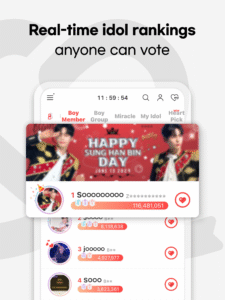 Kpop Idol Vote - CHOEAEDOL 10.1.1 (Android 7.0+)