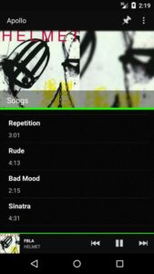 Apollo (f-droid version) 1.7.9 (Android 5.0+)