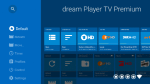 dream Player TV for TVheadend 9.0.2