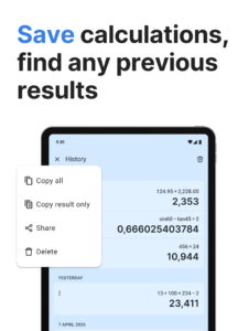 Calculator Plus with History 8.3.2 Calculator Plus with History 8.3.2