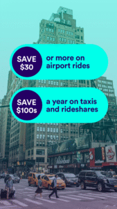 Compare rideshares & taxis 2.149