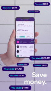 Compare rideshares & taxis 2.149
