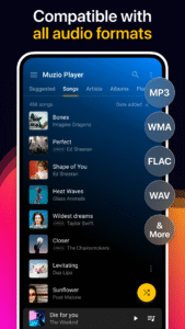 Music Player - MP3 Player 7.5.0 (arm64-v8a + arm-v7a) (120-640dpi) (Android 7.0+)