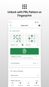 App Lock: Fingerprint, Pattern 6162r (Android 4.4+)