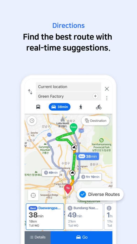 NAVER Map, Navigation 5.39.0.3 (120-640dpi) (Android 8.0+) APK Download ...