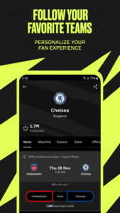 OneFootball: All Soccer Scores 15.56.2 (Android 7.0+)