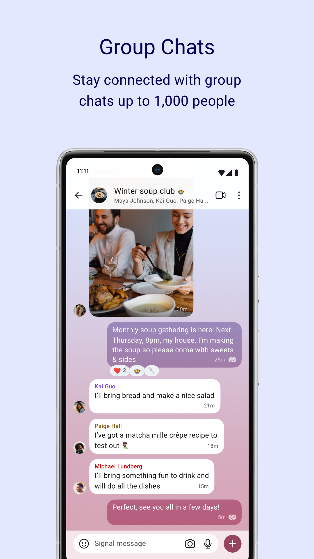 SIGNAL PRIVATE MESSENGER FOR PC visual data 6