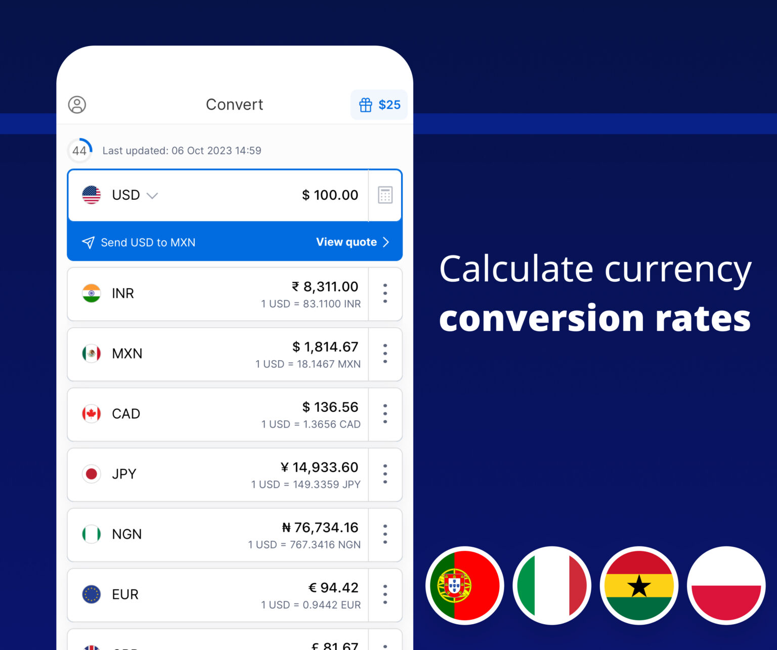 Xe Money Transfer Converter 7 25 3 APK Download by XE com Inc