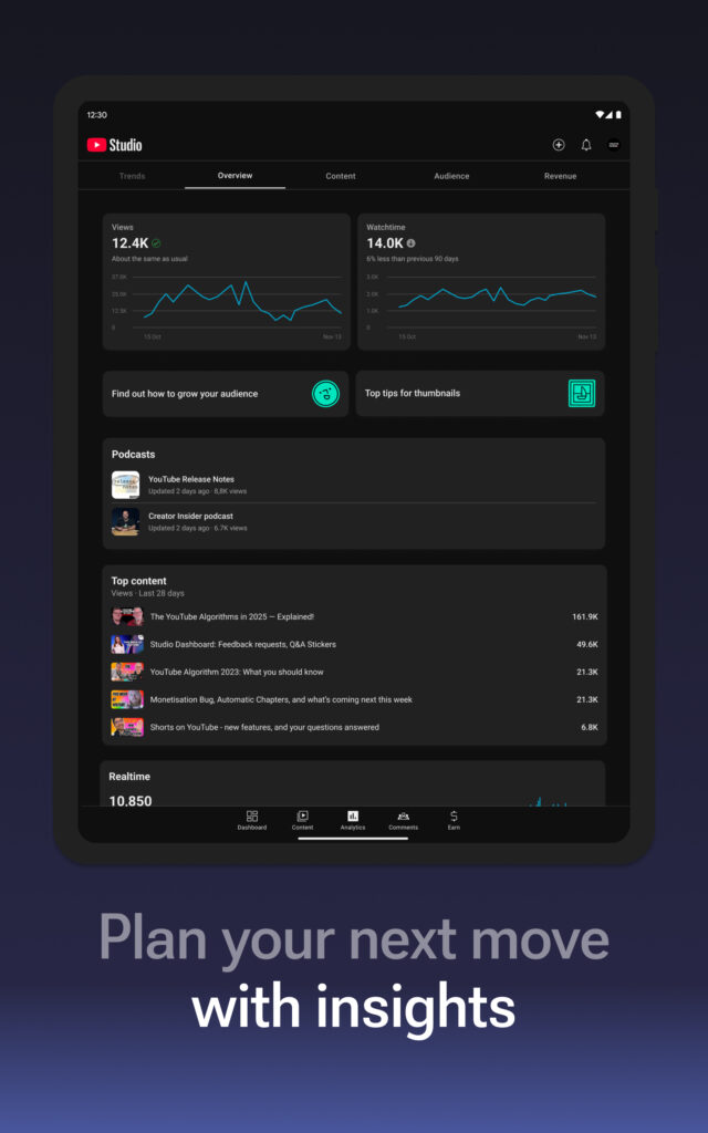 YouTube Studio 26 32 001 120 480dpi Android 12L APK Download By 