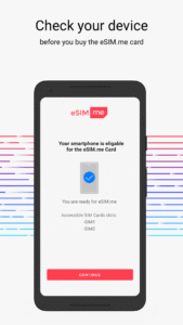 eSIM.me: UPGRADE to eSIM 1.7.0