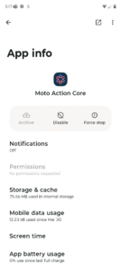 Moto Action Core 0.0.4 (Android 14+)