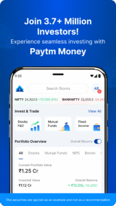 Paytm Money: Stocks, MF, IPO 9.30.1218 (120-640dpi) (Android 7.0+)