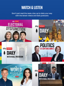 Sky News: Breaking, UK & World 6.7.0 (120-640dpi) (Android 8.0+)