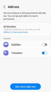 Samsung Internet Browser 28.1.0.59