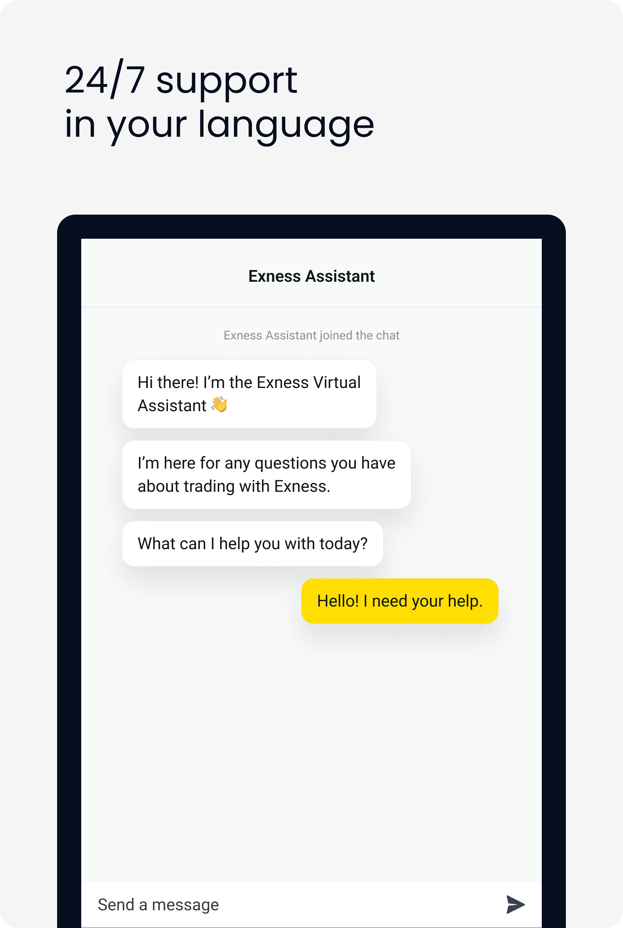 Exness Trade: Online Trading 3 59 0 real release (120 640dpi) (Android