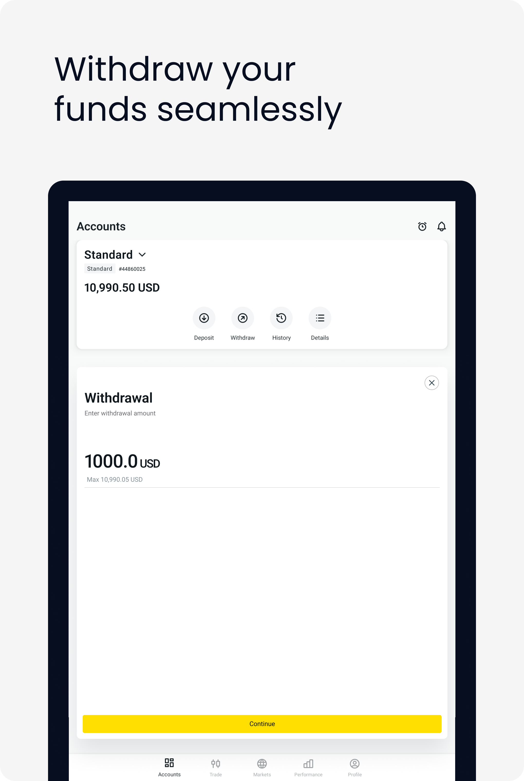 Exness Trade: Online Trading 3 59 0 real release (120 640dpi) (Android