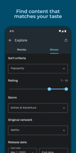 Cinexplore: Movie & TV tracker 3.2.2 (120-640dpi) (Android 7.0+)