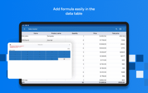 Table Notes - Mobile Excel 900005