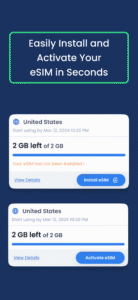 eSIM + Unlimited Data : GigSky 8.0.7