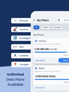eSIM + Unlimited Data : GigSky 8.0.7