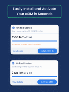 eSIM + Unlimited Data : GigSky 8.0.7