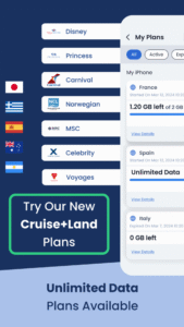 eSIM + Unlimited Data : GigSky 8.0.7