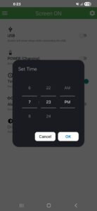 Screen ON (Stay awake) 2.2.8 Screen ON (Stay awake) 2.2.8