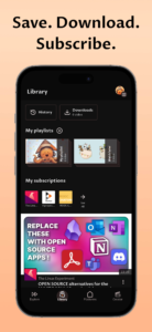 PeerTube (f-droid version) 2.1.4