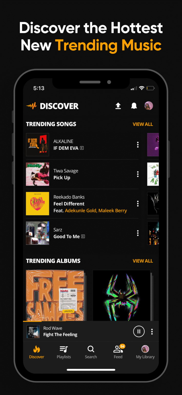 Audiomack Music Downloader 7.8.2 (160640dpi) (Android 6.0+) APK