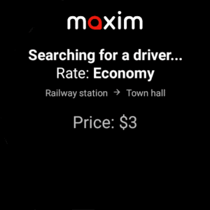 maxim — order a taxi & food 3.16.8a