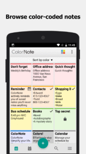 ColorNote Notepad Notes 4.6.7 (Android 4.1+)