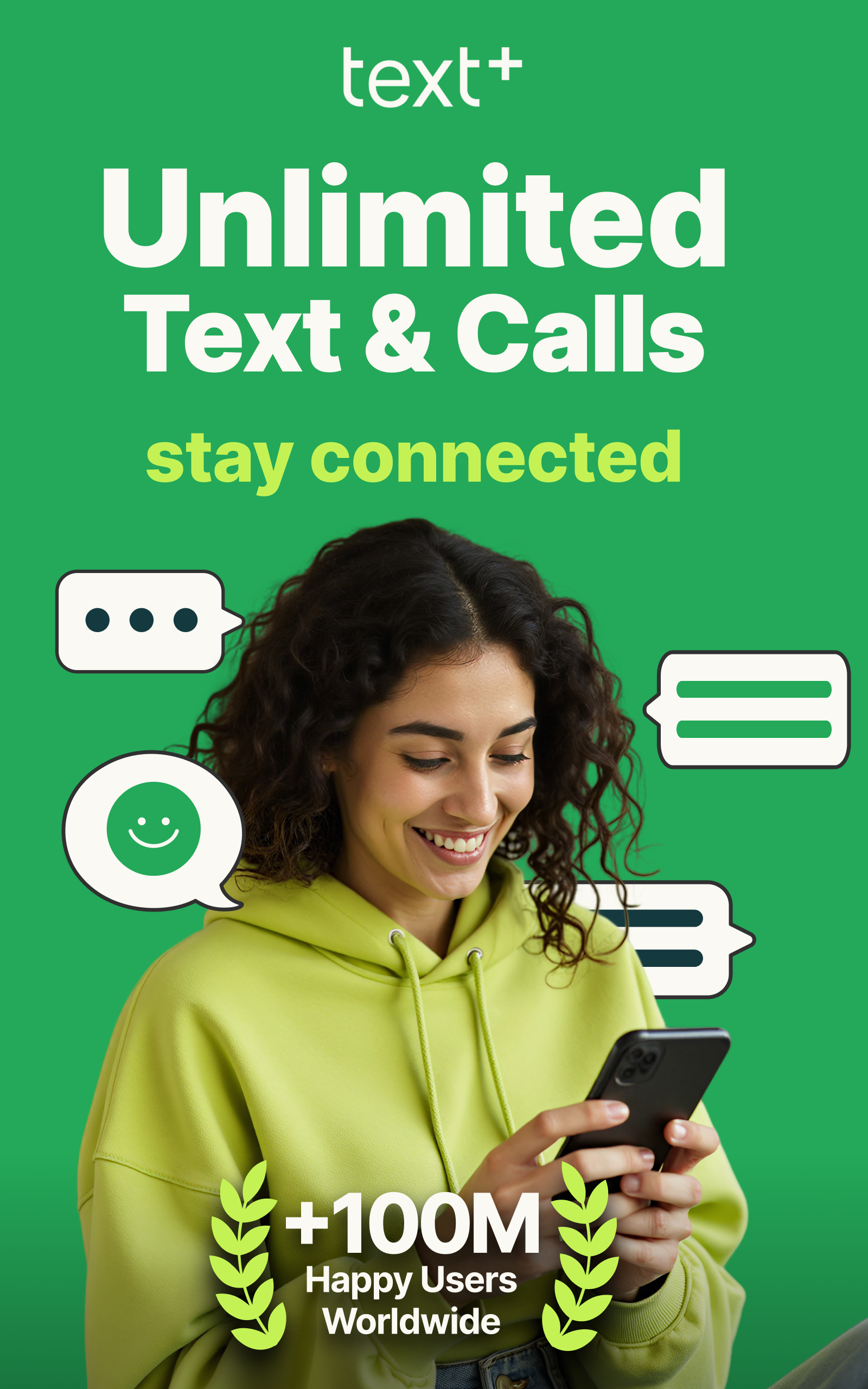textPlus: Text Message   Call 8 1 5 (120 640dpi) (Android 7 0 ) APK