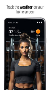 Transparent clock and weather 8.05.17 beta