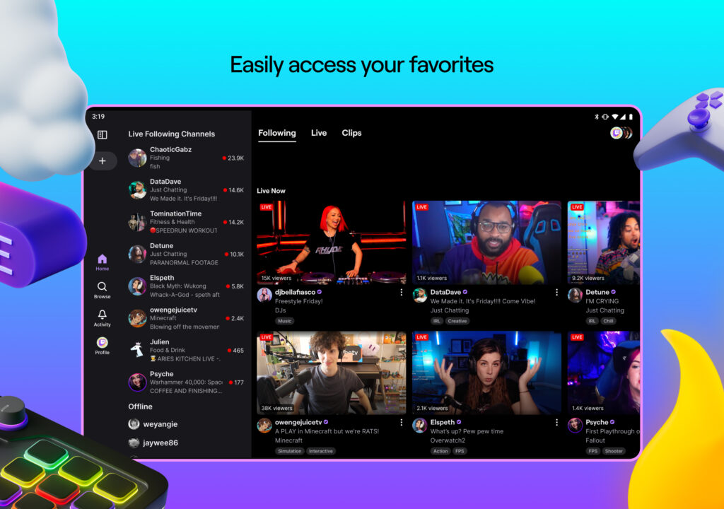 Twitch: Live Streaming 16.9.1 (nodpi) (Android 5.0+) APK Download by ...