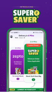 Zepto:10-Min Grocery Delivery* 25.6.4