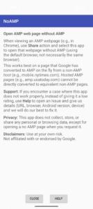 NoAMP (open webpage w/o AMP) 2.00